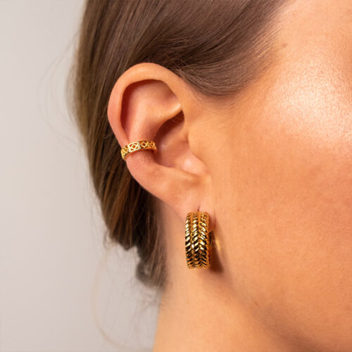 Ear Cuff Oriental Gold