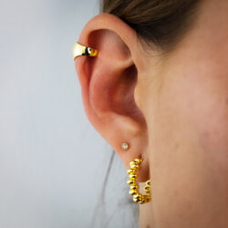Ear Cuff Crown Gold